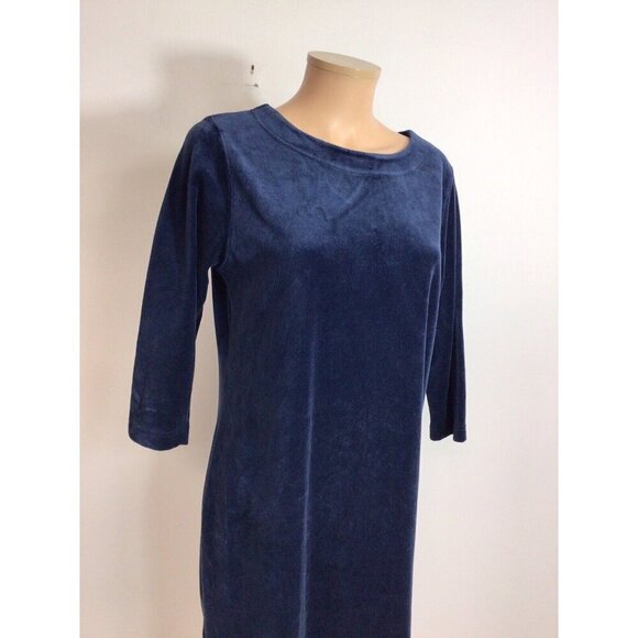 LL Bean Velvet Dress Womens Medium - Picture 2 of 6